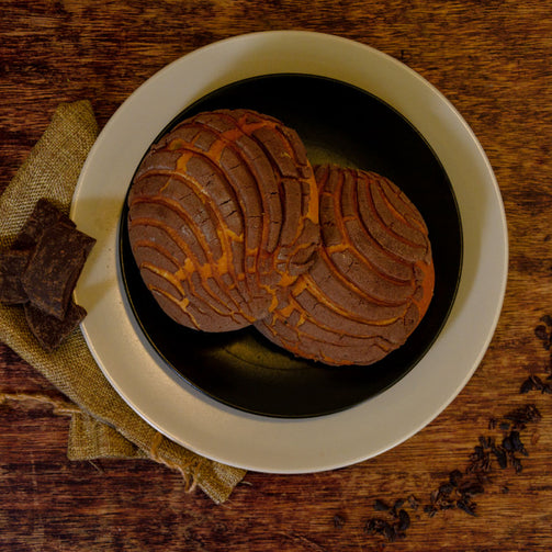 Concha de chocolate