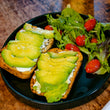 Tostadas de aguacate